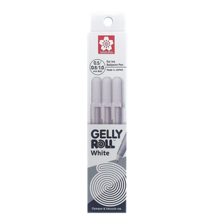Sakura Gelly Roll 3pc Set White 05, 08,10