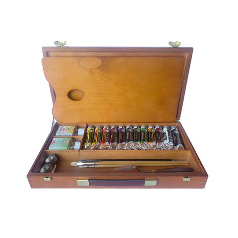 Rembrandt Oil Colour Wooden Box Set