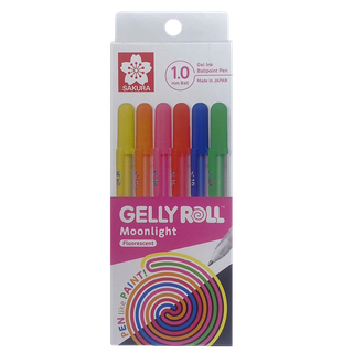 Gelly Roll Moonlight Fluorescent 6pc Set