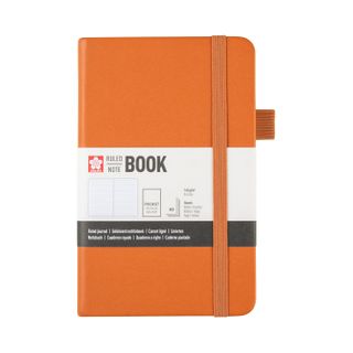 Sakura Ruled Hard Cover Notebook A6 9x14cm Amber