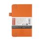 Sakura Ruled Hard Cover Notebook A6 9x14cm Amber
