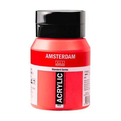 Amsterdam 500ml - 832 - Metallic Red