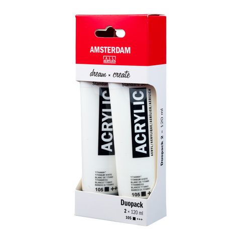 Amsterdam 120ml - 105 - Tit. White DUO PACK