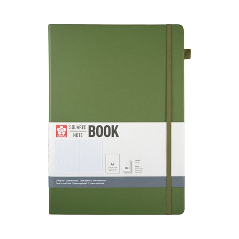 Sakura Squared Hard Cover Notebook A4 21x30cm Pine Needle