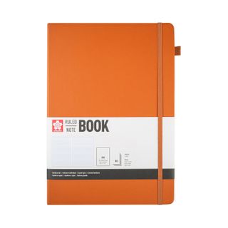 Sakura Ruled Hard Cover Notebook A4 Amber