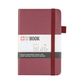 Sakura Ruled Hard Cover Notebook A6 9x14 cm Mulberry
