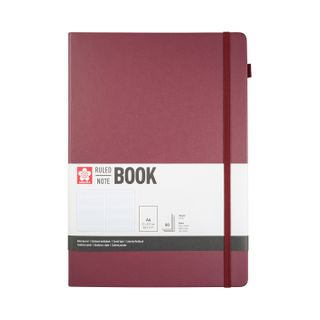 Sakura Ruled Hard Cover Notebook A4 21x30cm Mulberry