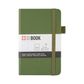 Sakura Ruled Hard Cover Notebook A6 9x14cm Pine Needle