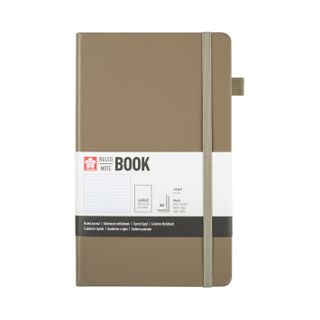 Sakura Ruled Hard Cover Notebook A5 13x21cm Cinder