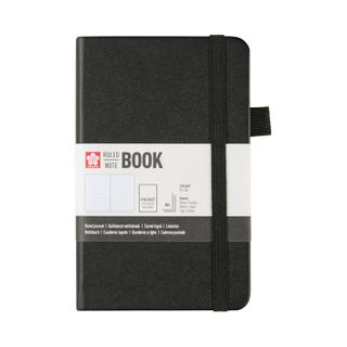 Sakura Ruled Hard Cover Notebook A6 9x14cm Black