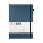 Sakura Squared Hard Cover Notebook A5 13x21cm Deep Indigo