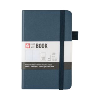 Sakura Ruled Hard Cover Notebook A6 9x14cm Deep Indigo