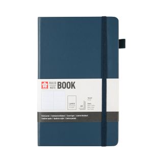 Sakura Ruled Hard Cover Notebook A5 13x21cm Deep Indigo