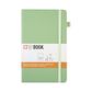 Sakura Dotted Hard Cover Notebook 13x21cm Pale Patina