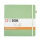 Sakura Dotted Hard Cover Notebook 20x20cm Pale Patina