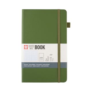 Sakura Squared Hard Cover Notebook A5 13x21cm Pine Needle