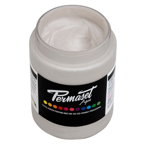 Permaset Aqua Metallic 300ml Pearl White