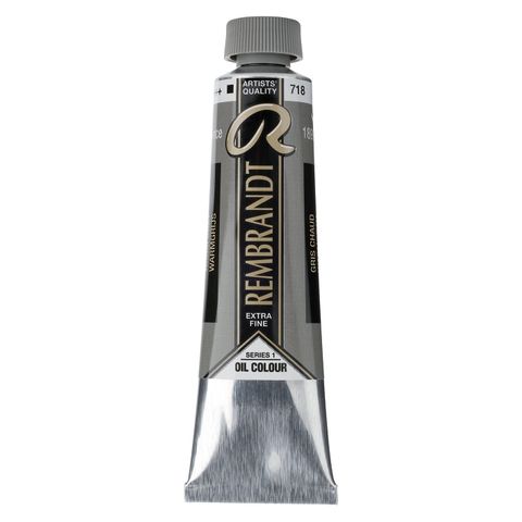 Rembrandt Oil 40ml - 718 - Warm Grey S1