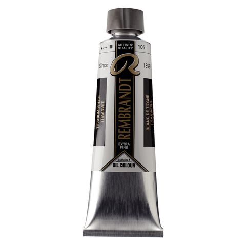 Rembrandt Oil 150ml - 105 - Titanium White S1