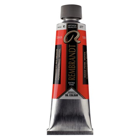 Rembrandt Oil 150ml - 377 - Permanent Red Medium S3