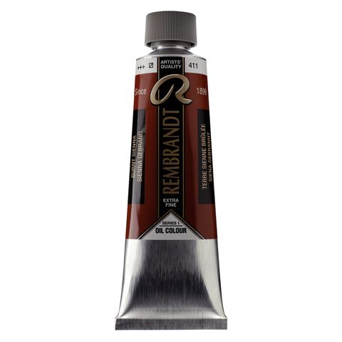 Rembrandt Oil 150ml - 411 - Burnt Sienna S1