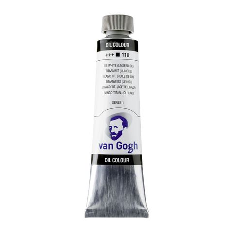 Van Gogh Oil 40ml - 118 - Titanium White (Linseed) S1