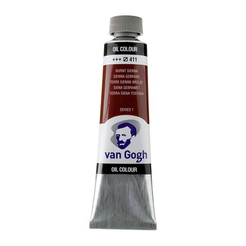 Van Gogh Oil 40ml - 411 - Burnt Sienna S1