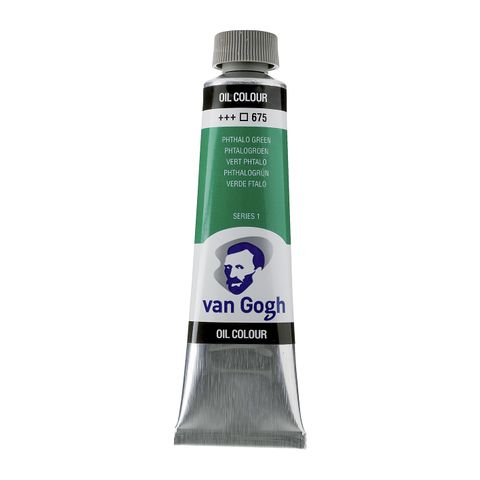 Van Gogh Oil 40ml - 675 - Phthalo Green S1