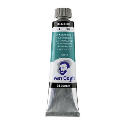 Van Gogh Oil 40ml - 565 - Phthalo Turquoise Blue S2