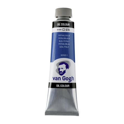 Van Gogh Oil 40ml - 570 - Phthalo Blue S1