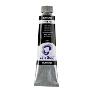 Van Gogh Oil 40ml - 701 - Ivory Black S1