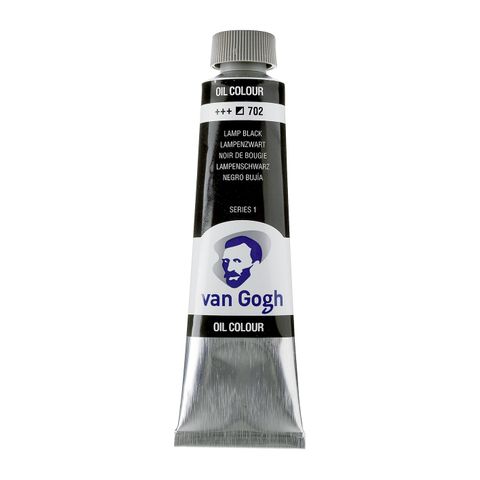 Van Gogh Oil 40ml - 702 - Lamp Black S1