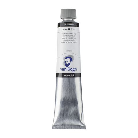 Van Gogh Oil 200ml - 118 - Titanium White (Linseed) S1