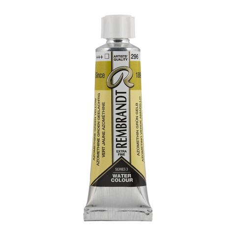 Rembrandt Watercolour 10ml - 296 - Azo Green Yellow S3