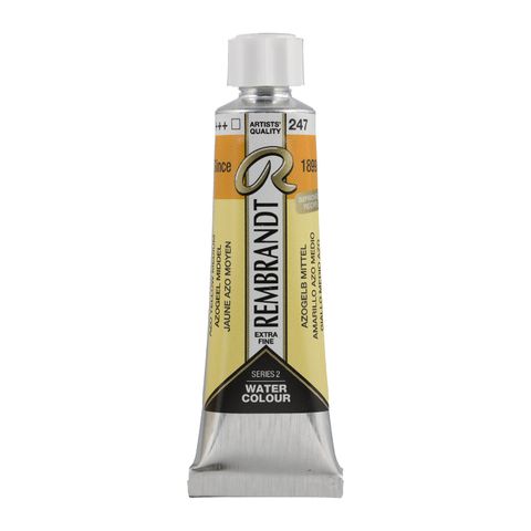 Rembrandt Watercolour 10ml - 247 - Azo Yellow Medium S2