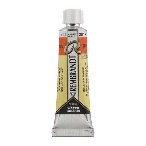 Rembrandt Watercolour 10ml - 264 - Brilliant Orange S2