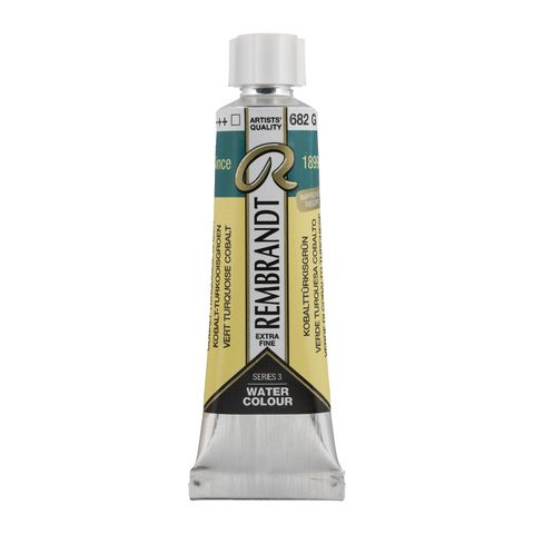 Rembrandt Watercolour 10ml - 682 - Cobalt Turquoise Green S3