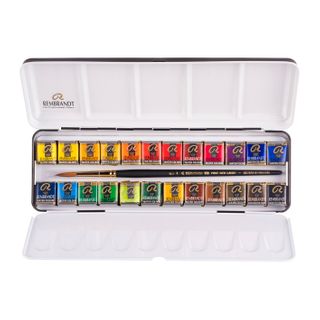 Rembrandt Watercolour Metal 24 Pan Set