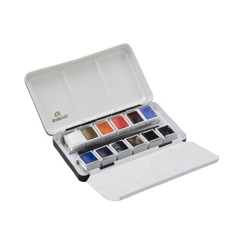 Rembrandt Watercolour Metal 12 Pan Set URBAN