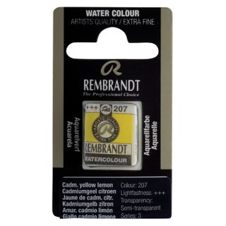 Rembrandt Watercolour Half Pan - 207 - Cadmium Yel