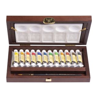 Rembrandt Watercolour Wooden Box Set Traditional 12 x10ml Tubes