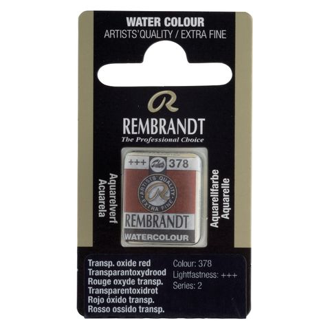 Rembrandt Watercolour Half Pan - 378 - Transparent