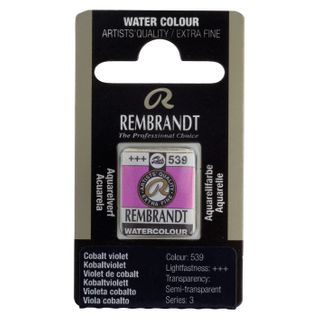 Rembrandt Watercolour Half Pan - 539 - Cobalt Viol