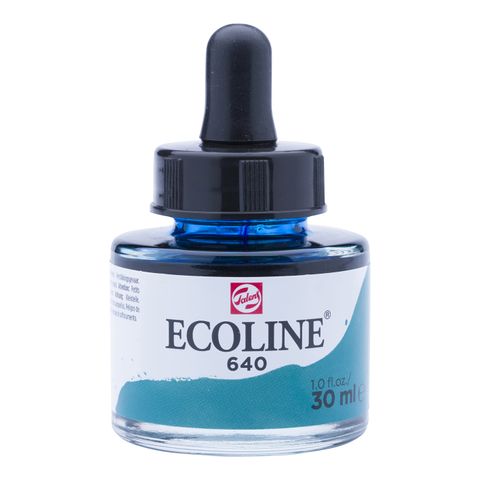 Ecoline Jar 30ml - 640 -  Bluish Green