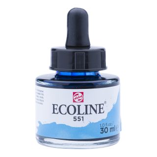 Ecoline Jar 30ml - 551 -  Sky Blue Light