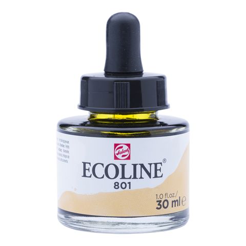 Ecoline Jar 30ml - 801 -  Gold