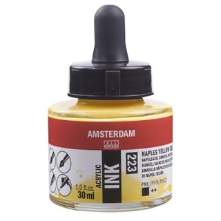 Amsterdam Acrylic Ink 30ml - 223 - Naples Ylw Dp