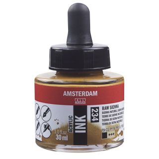 Amsterdam Acrylic Ink 30ml - 234 - Raw Sienna