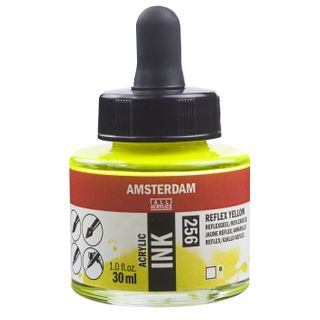 Amsterdam Acrylic Ink 30ml - 256 - Reflex Yellow