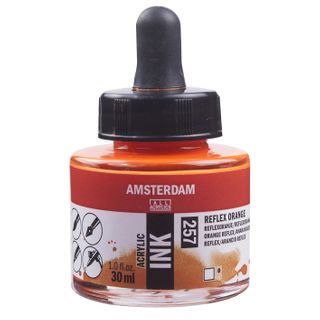 Amsterdam Acrylic Ink 30ml - 257 - Reflex Orange